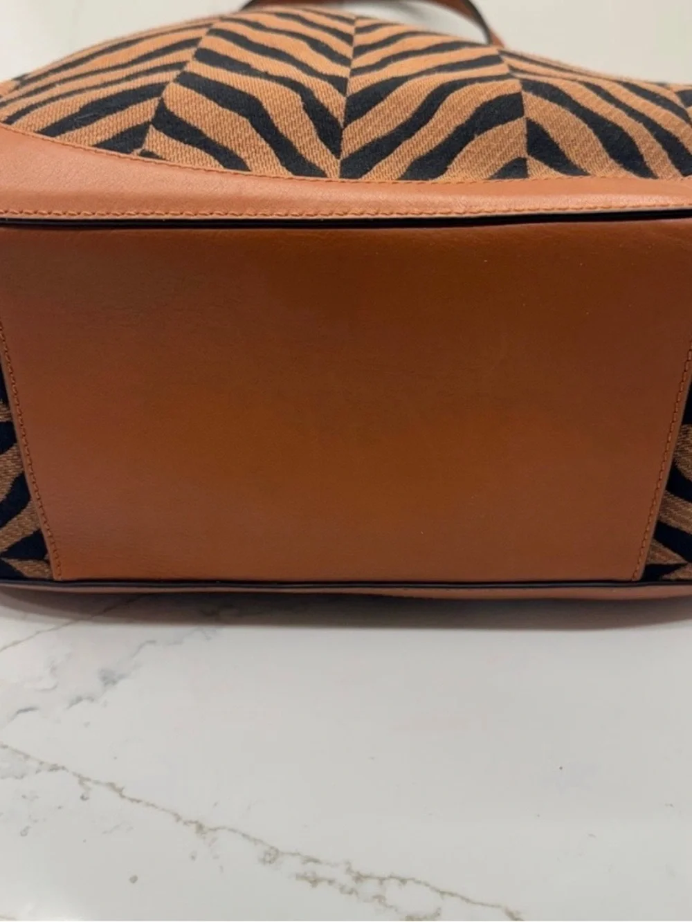 Ulla Johnson Albers Tiger Canvas Tote Bag